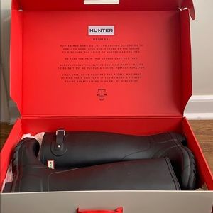 Hunter Boots-Women’s Original Tall (Black-Matte)